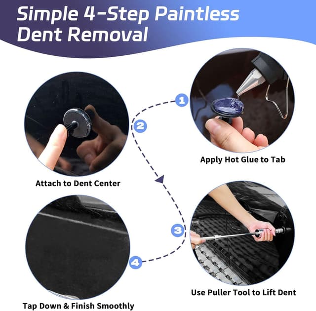 Thumbnail 6 de VEXTRO Dent Puller Kit PDR tools with Glue Gun