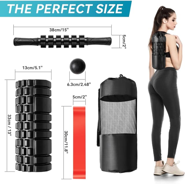 Thumbnail 6 de Krightlink 5in1 Foam Roller 13 in 🧘♀