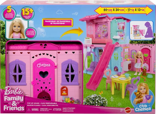 Thumbnail 6 de Barbie Chelsea dollhouse with 15+ accessories