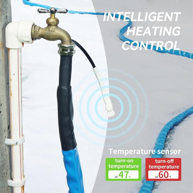 Thumbnail 4 de RVMATE Heated Water Hose for RV 50FT -20°F Thermostat 🫗