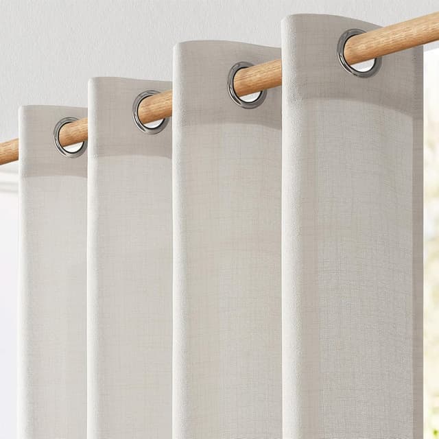 Thumbnail 1 de MRTREES Rideaux Voilage Lin 140x240 cm