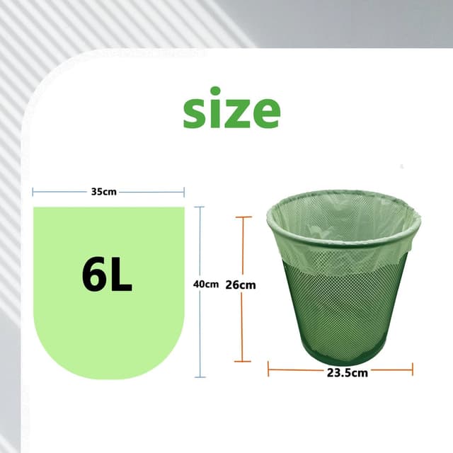 Thumbnail 1 de KeenKiD Small Biodegradable Bin Bags 6L, 120 count ๐