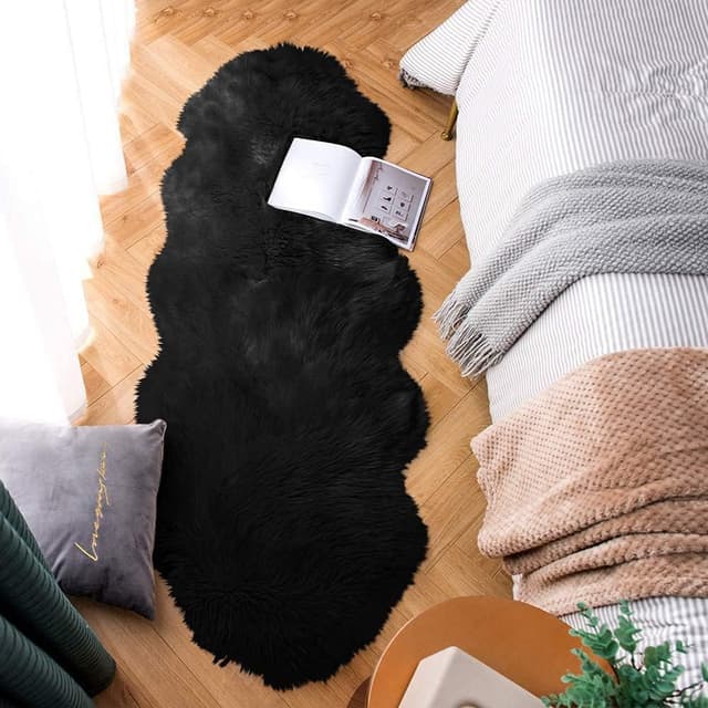 Thumbnail 6 de SXYHKJ Tapis faux peau de mouton 60x160