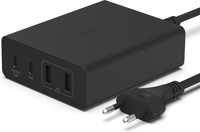Detalle de Belkin Estación de Carga Rápida USB GaN 108W ⚡