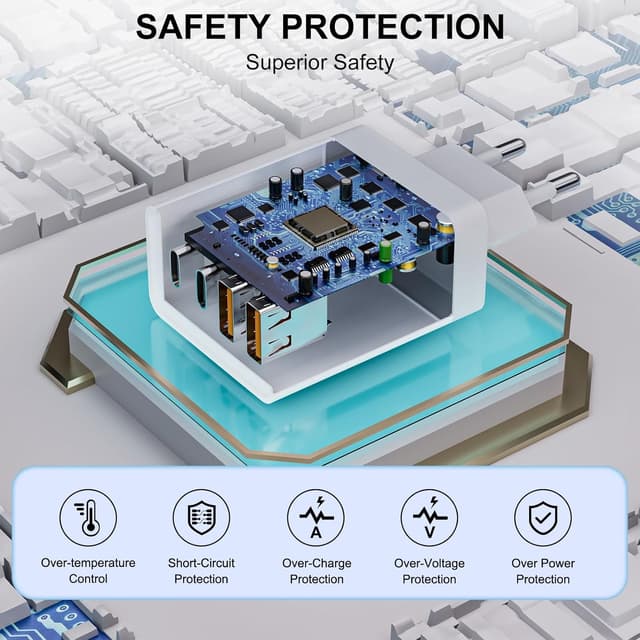 Thumbnail 2 de Mijun Chargeur USB C 40W 4 Ports