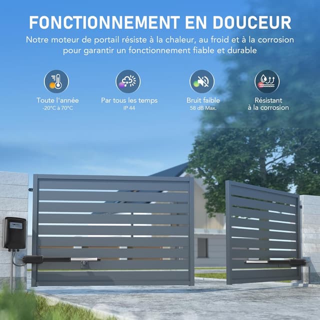 Thumbnail 4 de CO-Z Portail battant double 220V/24V