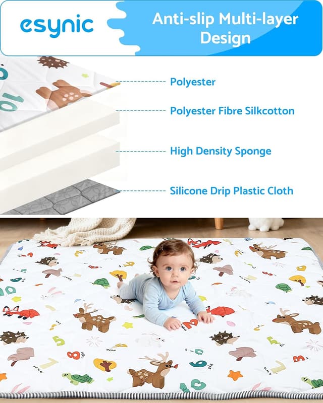 Detalle de eSynic Foldable Play Mat 2.6 cm thick