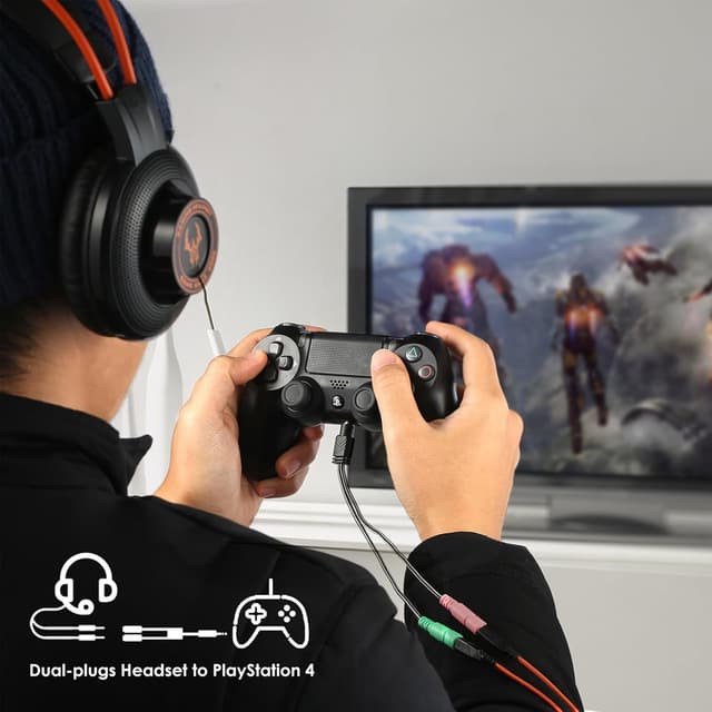 Detalle de MillSO headset mic splitter 3.5mm TRRS