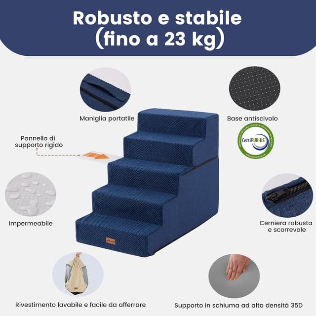 Detalle de Gardner Pet Scala per cani 5 gradini