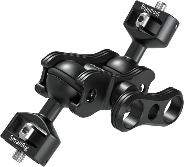 Detalle de SMALLRIG Magic Arm 2070B avec double rotule à friction (support de tête sphérique 1/4)