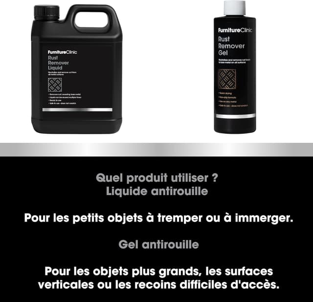 Thumbnail 5 de Furniture Clinic Dérusseur de rouille Dip Deruster 1 L