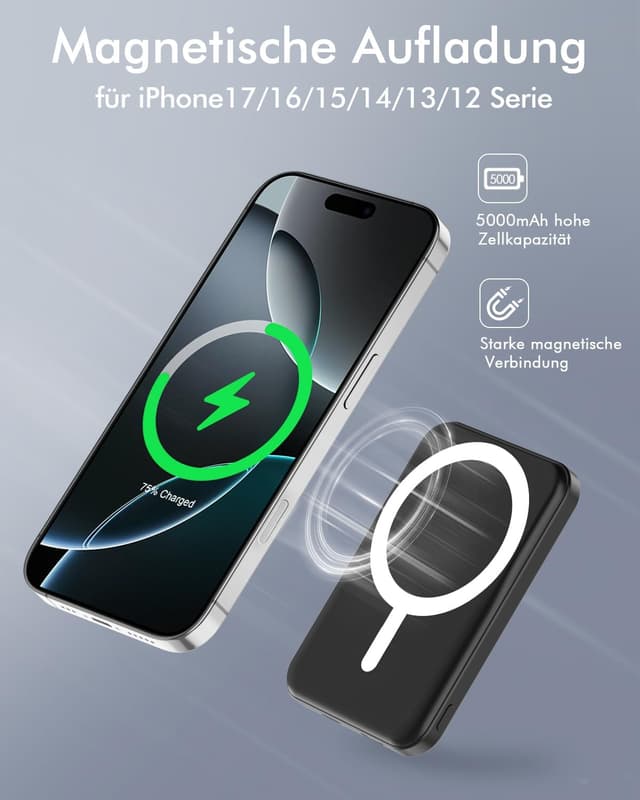 Detalle de podoru for Magsafe Powerbank 5000mAh