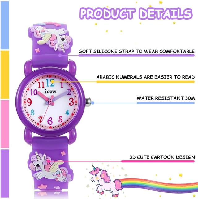 Thumbnail 3 de Vicloon Reloj infantil analógico 30 m