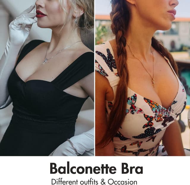 Detalle 2 de DELIMIRA Damen T-Shirt-BH mit Bügel – nahtlos, gepolstert in großen Größen