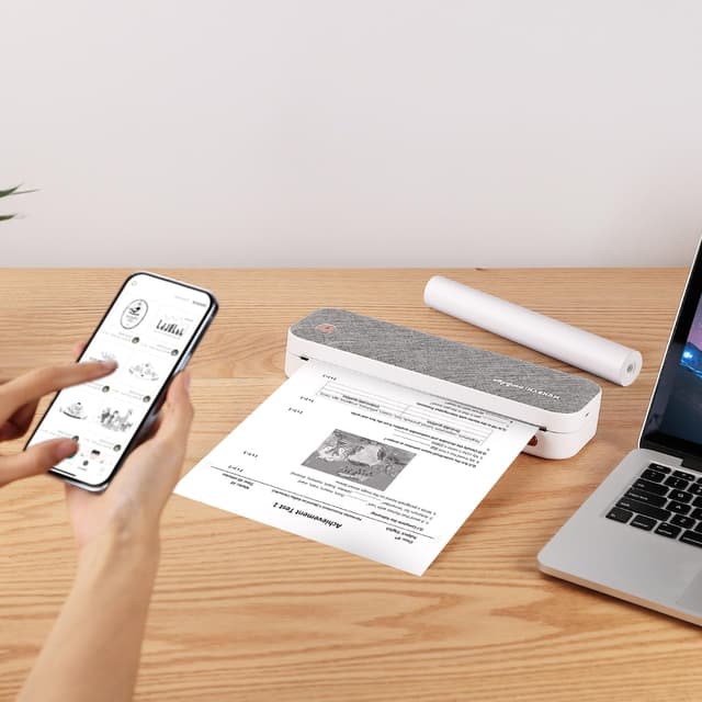 Thumbnail 6 de MUNBYN Thermopapier A4 für ITP01/ITP04 – 2 Rollen Thermodruckerpapier (210 x 297 mm), weiß