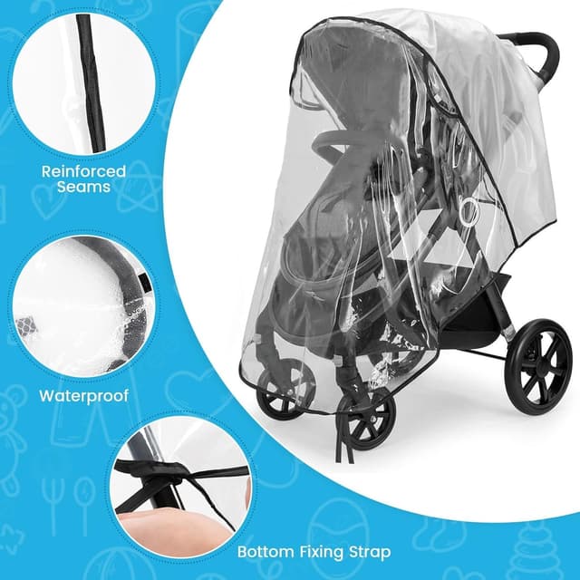 Detalle de Universal Rain Cover for Pushchairs