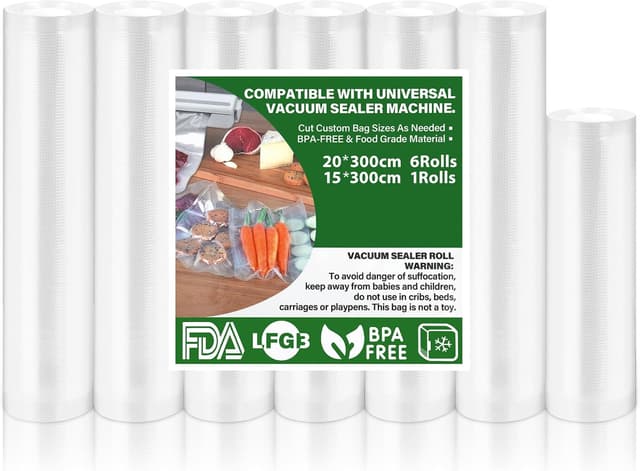 Imagen de Vakuumierbeutel 7 Rollen 190µm 15/20x300cm en OfertitasTOP