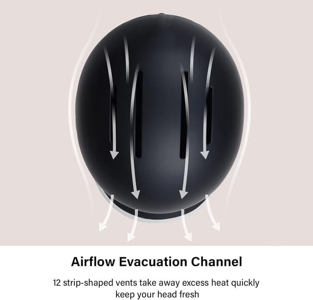 Detalle de Ckorison adult bike helmet with adjustable dial (56–61cm) for commuting, road biking & skating