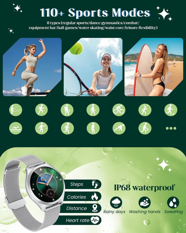 Thumbnail 4 de Smart Watch Women Smartwatch Sport