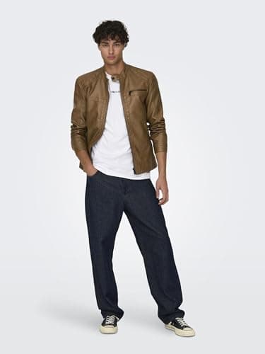 Thumbnail 4 de Only & Sons Onsal Pu Noos Otw Chaqueta Hombre 🧥 Elegante Monks Robe