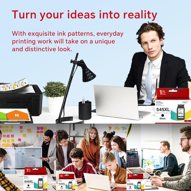 Thumbnail 6 de 545XL Black Ink Cartridge (PG-545XL) Remanufactured for Canon — 1 Pack