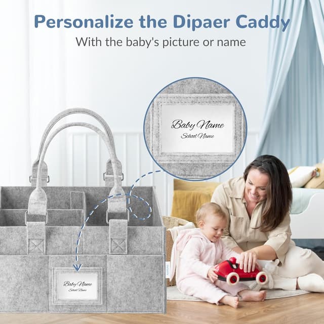 Thumbnail 4 de AJIEQAQ Wickeltisch Organizer