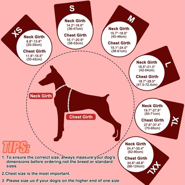 Detalle de EMUST Adjustable Dog Swim Vest (XL, NewRed) with Rescue Handle and Reflective Strips