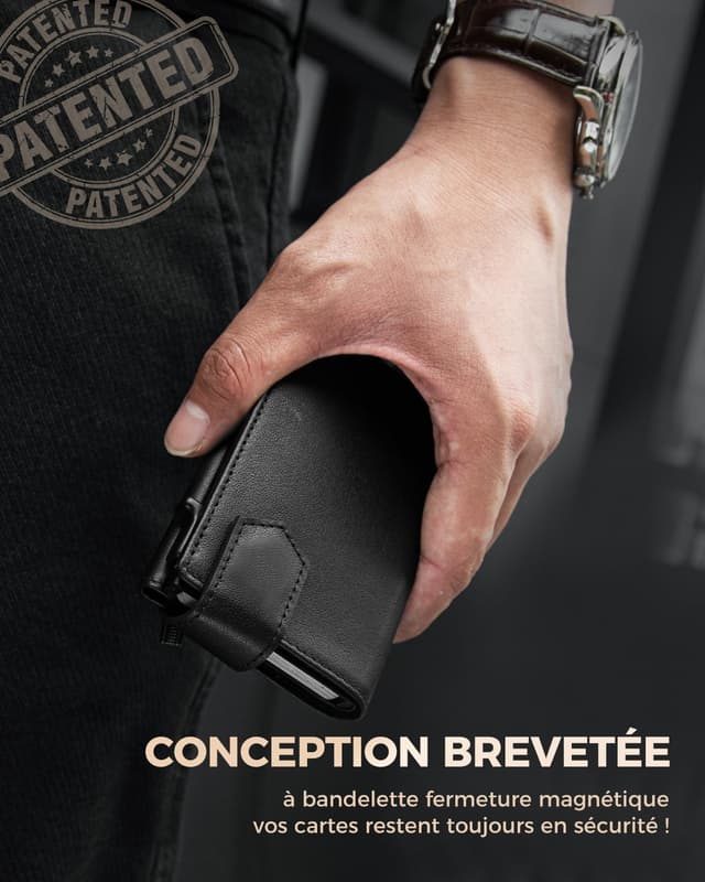 Thumbnail 2 de LORZOR Portefeuille Homme RFID slim 2 cm