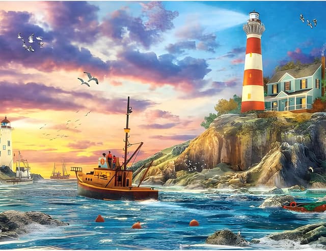 Imagen de MOGTAA Leuchtturm Diamond Painting 30x40cm en OfertitasTOP