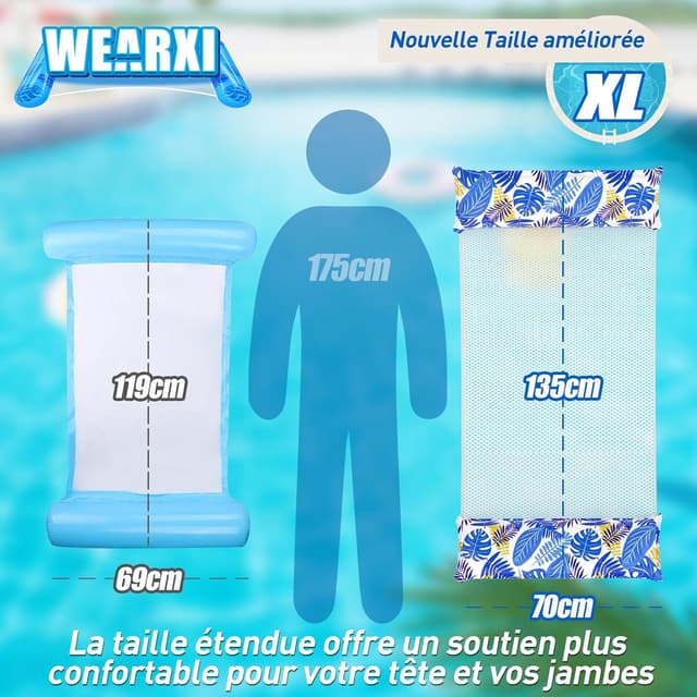 Detalle de WEARXI Bouée piscine XL 54 x 28