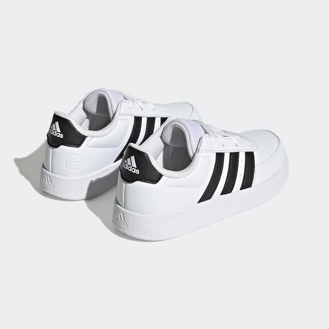 Thumbnail 4 de adidas Breaknet Zapatillas Unisex Kids ⚽ Cloud White/Black 36 2/3