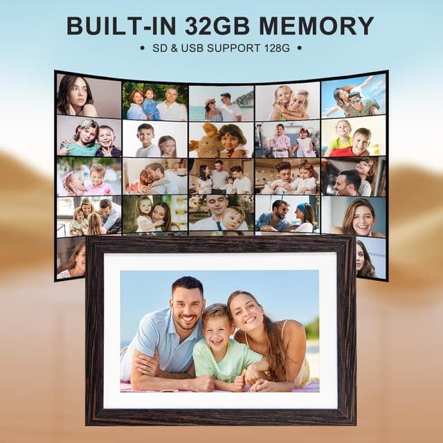 Thumbnail 3 de Hesmor Frameo 10.1 Inch Digital Photo Frame