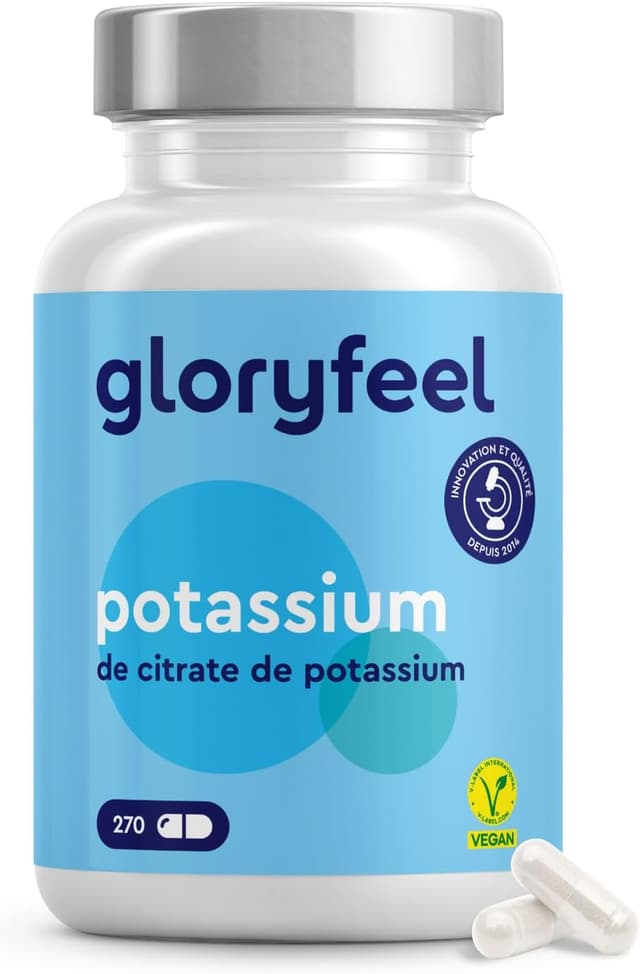 Detalle de Potassium 270 Gélules 800 mg pour muscles