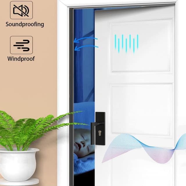 Thumbnail 4 de Joint de porte 12 m en caoutchouc noir