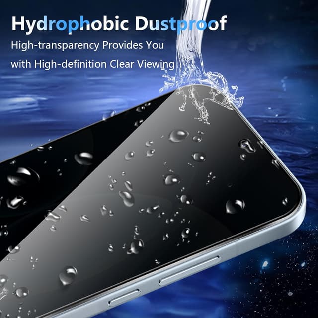 Detalle de LiiLaa Sichtschutzfolie für Xiaomi 17 / 17 Pro – Anti-Spy Privacy-Display-Schutzglas (2 Stück)