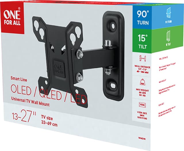 Detalle de One for All WM2141 TV-Wandhalterung für 13 bis 27 Zoll