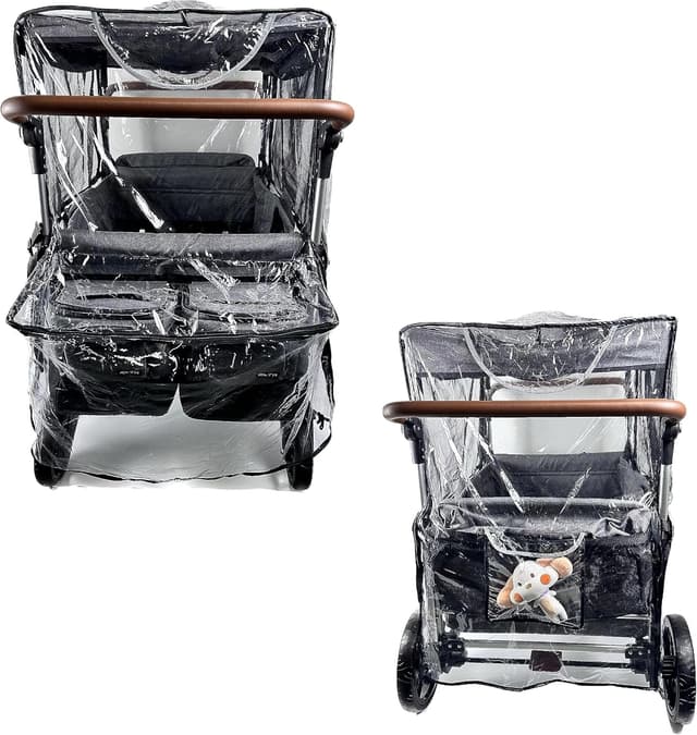 Detalle de Large Size Trolley Rain Cover with Mosquito Net and Waterproof Window (2-in-1)