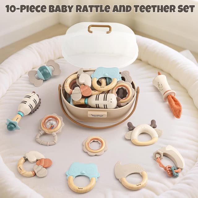 Thumbnail 3 de Baby Rattles & Teethers 10-Pack