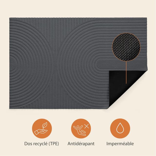 Thumbnail 4 de Zenacasa Tapis Entrée 90x150 cm ✅🧼📐📦📍📁📂