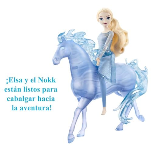 Detalle 2 de Mattel Frozen 2 Elsa y Nokk muñeca +3 años