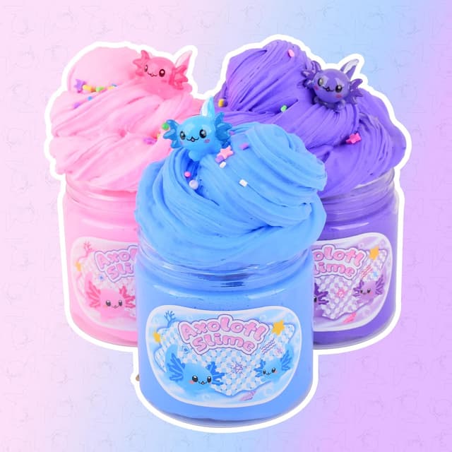 Thumbnail 5 de Axolotl Butter Slime Pack 3 Pack