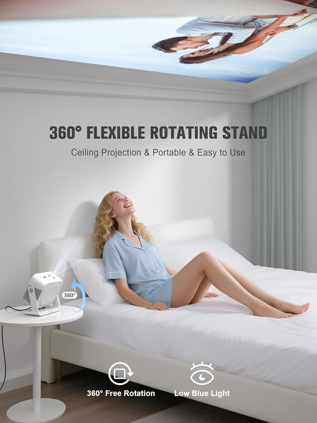 Thumbnail 4 de VOPLLS 4K Smart Projector with WiFi and Bluetooth ๐ฝ