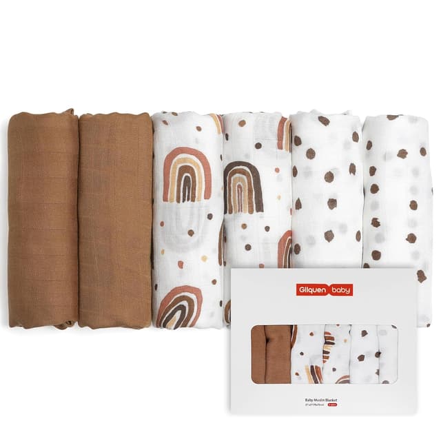 Imagen de GLLQUEN BABY Musselintücher 70×70 cm en OfertitasTOP