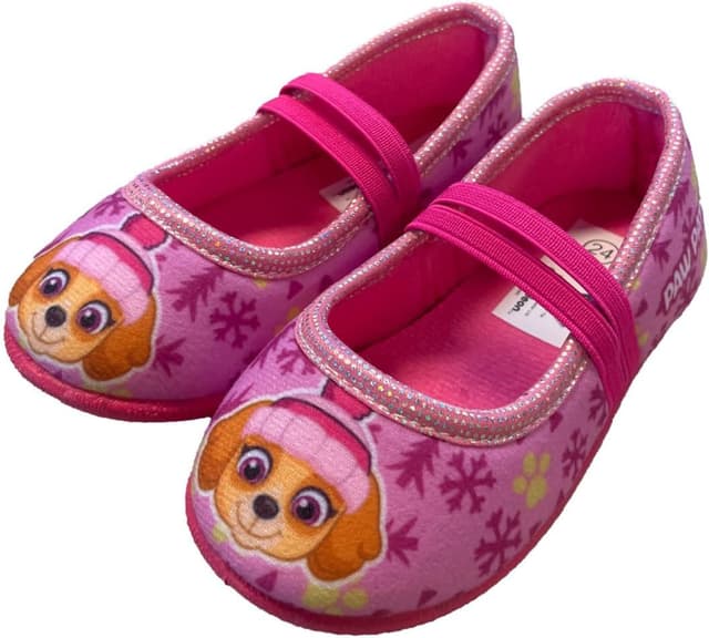 Detalle de Leomil Paw Patrol Girls Chaussons ballerines enfants Skye : confort et semelle antidérapante pour la maison