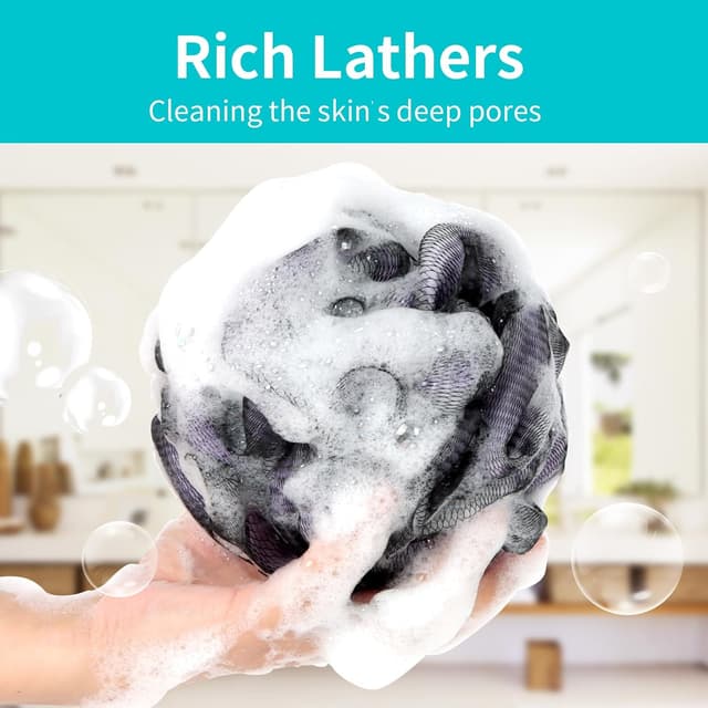 Thumbnail 6 de BCKENEY Bath Loofah Pack of 4 60G