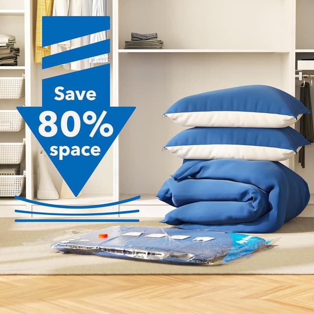 Thumbnail 1 de MEIQIHOME Juego de 16 Bolsas de Vacío con Bomba