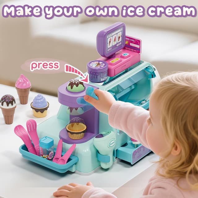 Detalle de Ice cream shop toy set for kids
