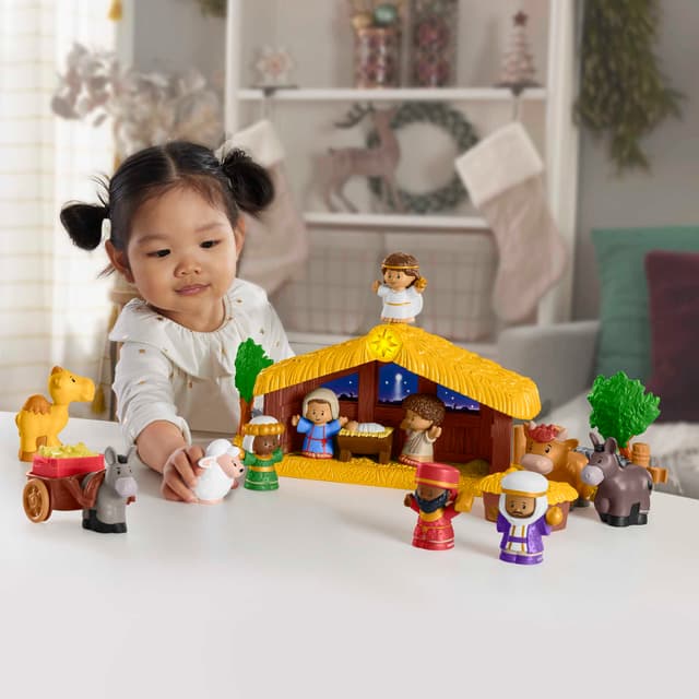 Detalle 2 de Fisher-Price Little People Belén interactivo
