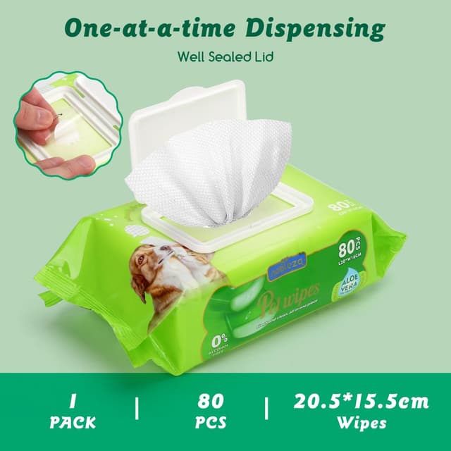 Thumbnail 5 de Nobleza Salviette igienizzanti 80 pezzi 🐾