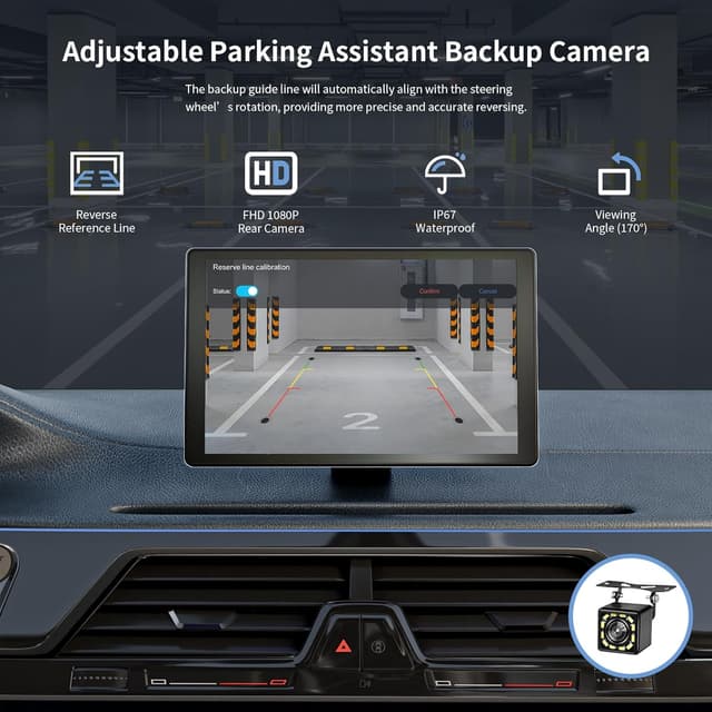 Thumbnail 5 de Madoec Portable Apple Carplay Screen 9"
